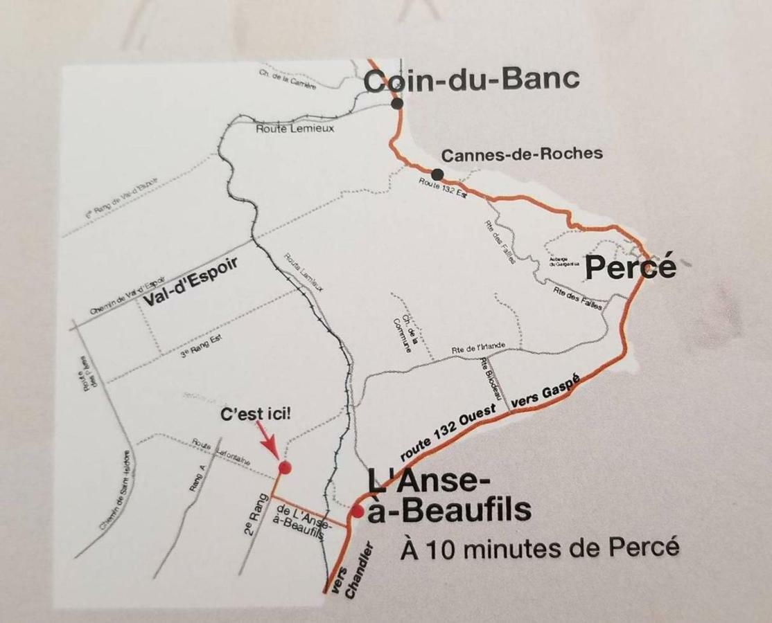Gite Aux Jardins De L'Anse Percé Zewnętrze zdjęcie